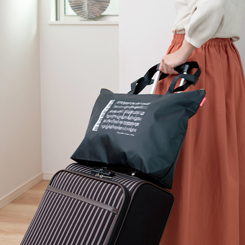 Piano line トラベルバッグにもなるエコバッグ（ミニ鍵盤）｜ピアノ