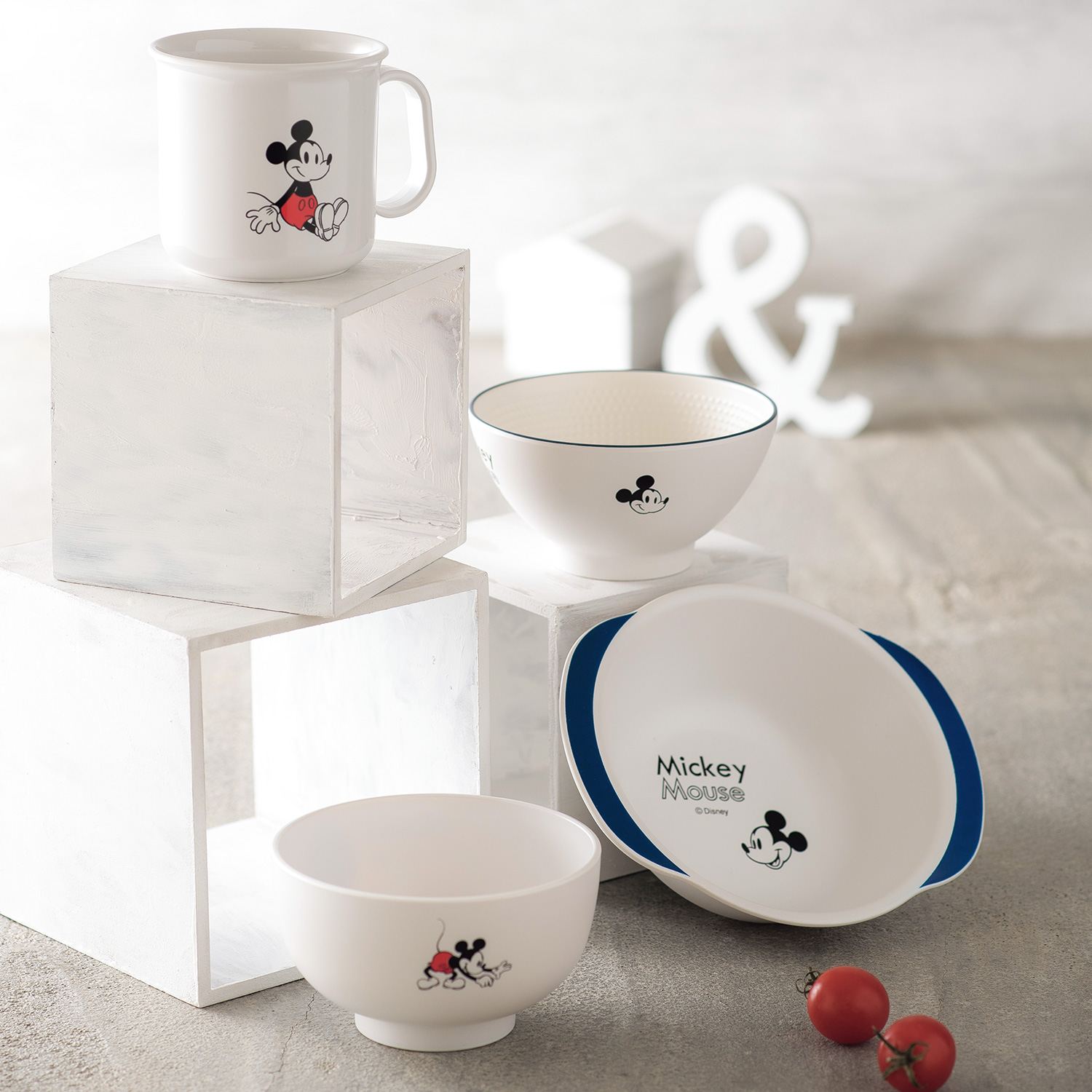 ディズニー ミッキーマウス 中華6点セット Disney 爆買 食器