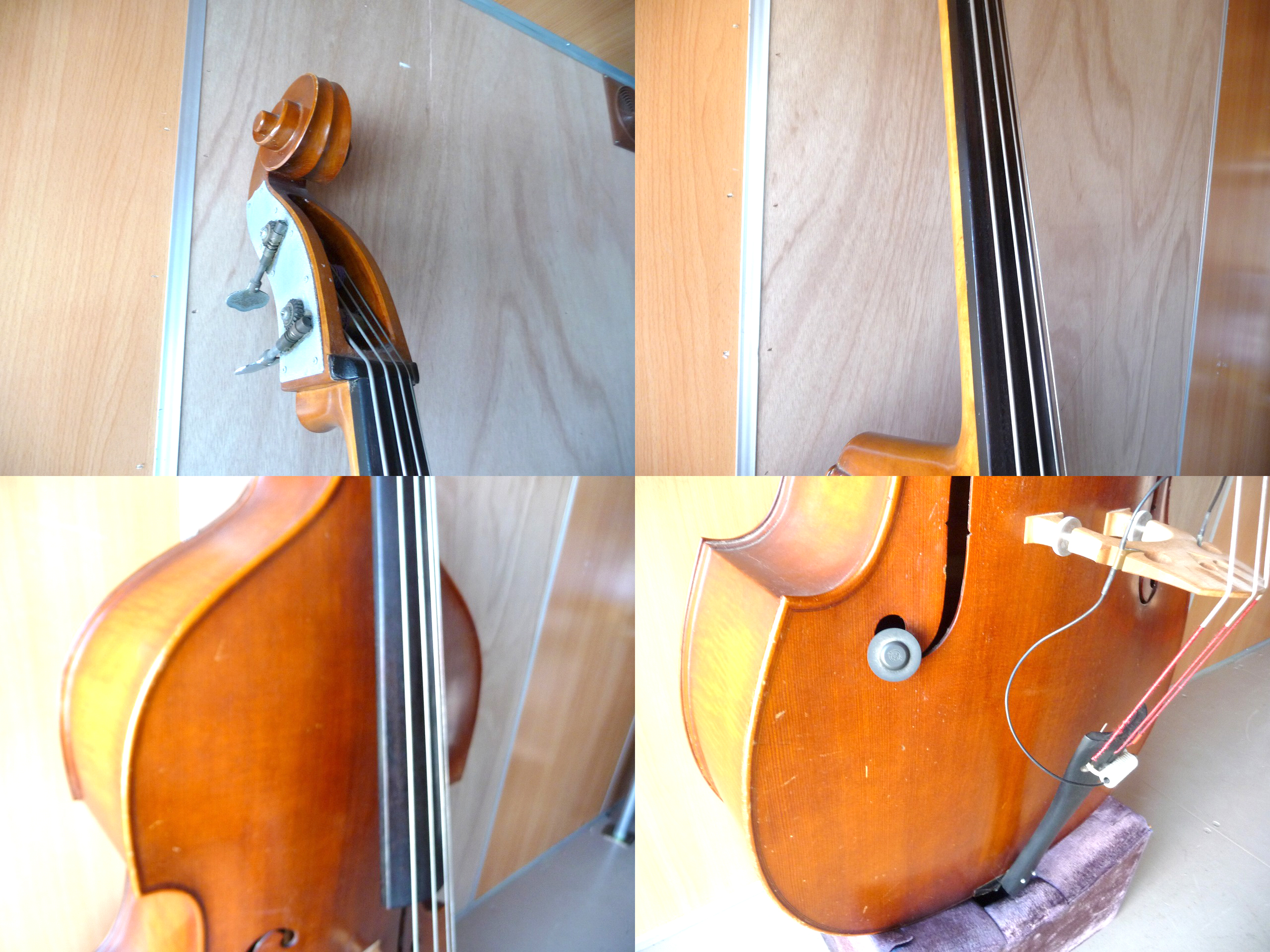 コントラバス Cremona No.40 クレモナ ウッドベース UNDER WOOD BASS