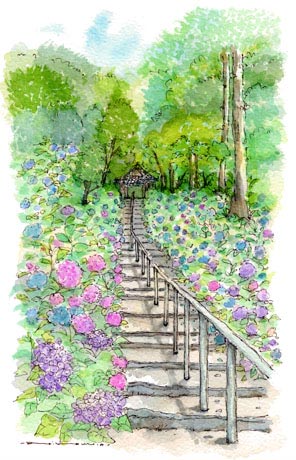 水彩画(風景)№167 【公式通販】