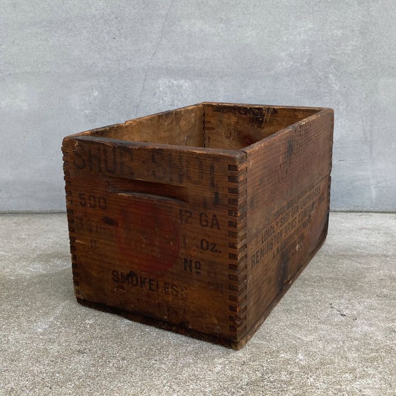 レミントン 木箱 ヴィンテージ アンティーク ウッドボックス 弾薬