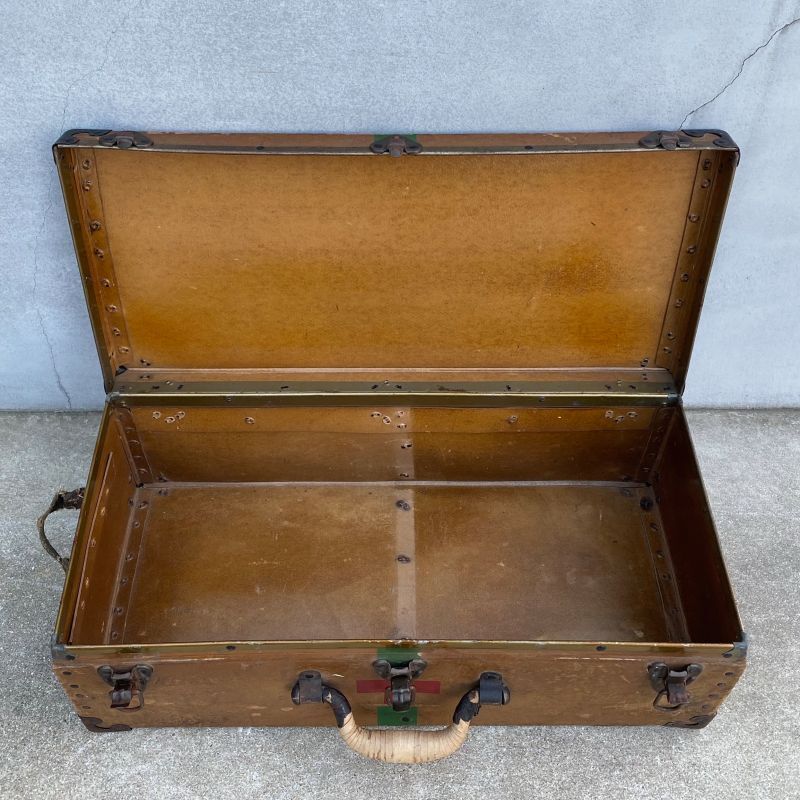 VINTAGE TRUNK SUITCASE RED CROSS ヴィンテージ トランク スーツ