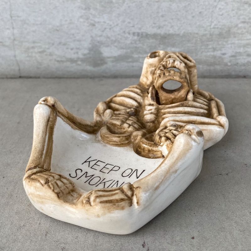 VINTAGE SKULL ヴィンテージ スカル アッシュトレイ / ドクロ 骸骨 顎