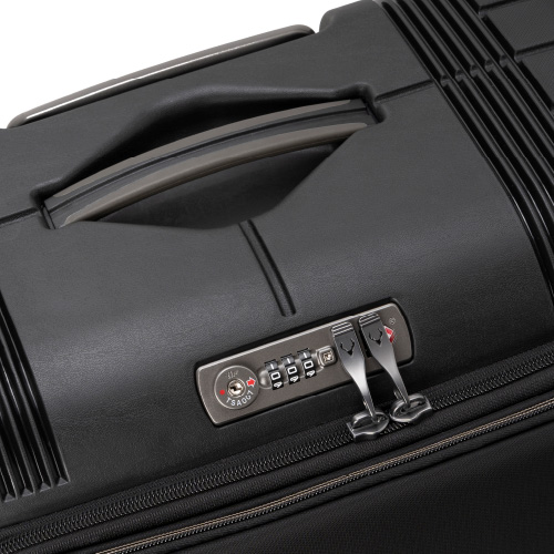 3-5泊] アントラー タイタス ソフトキャリーケース 57L ブラック 4輪