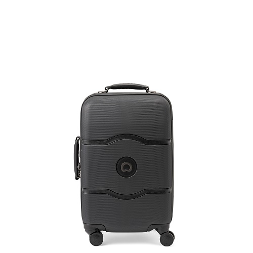 1-3泊] デルセー シャトレーハードプラス 44L ブラック 4輪 Delsey