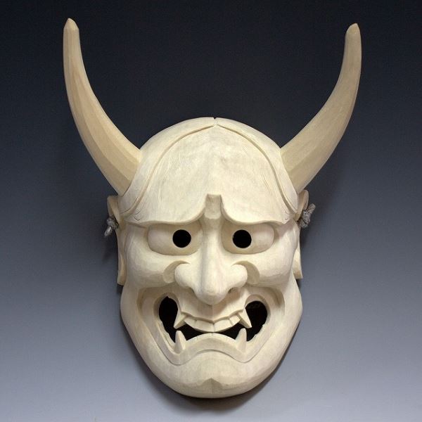 貴重 般若 はんにゃ お面 鉄仮面 鬼神 能面 魔除け 骨董 飾り 貴重