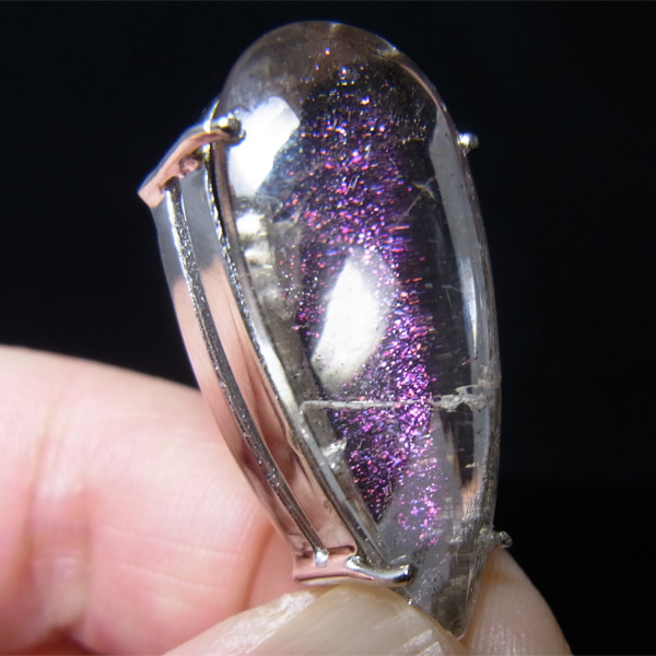 楽天市場】37.75ctピンクファイヤークォーツペンダントトップ ブラジル