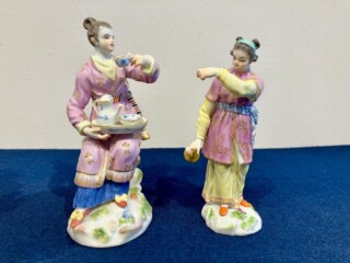 マイセン 『フィギュリン3体』 ｜骨董品買取 緑和堂