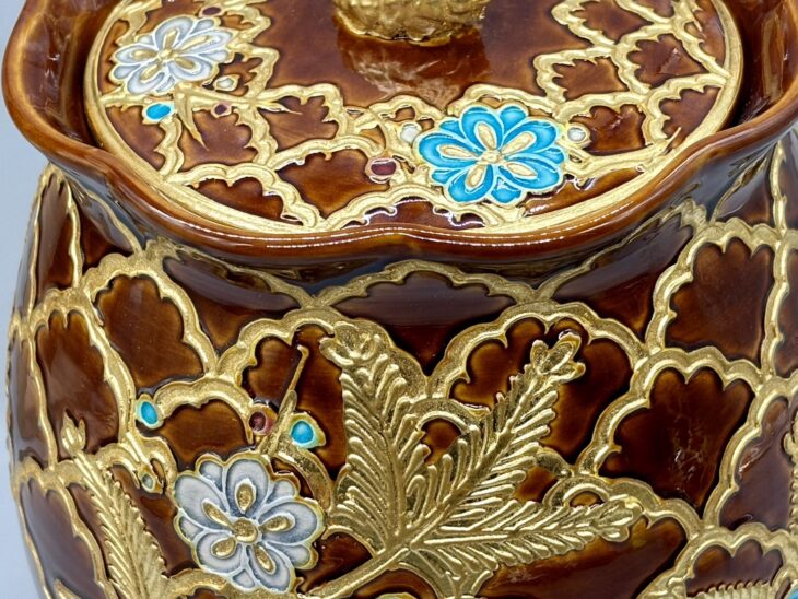 山本一如 『代赭交趾 松梅青海波 皆具』 ｜骨董品買取 緑和堂