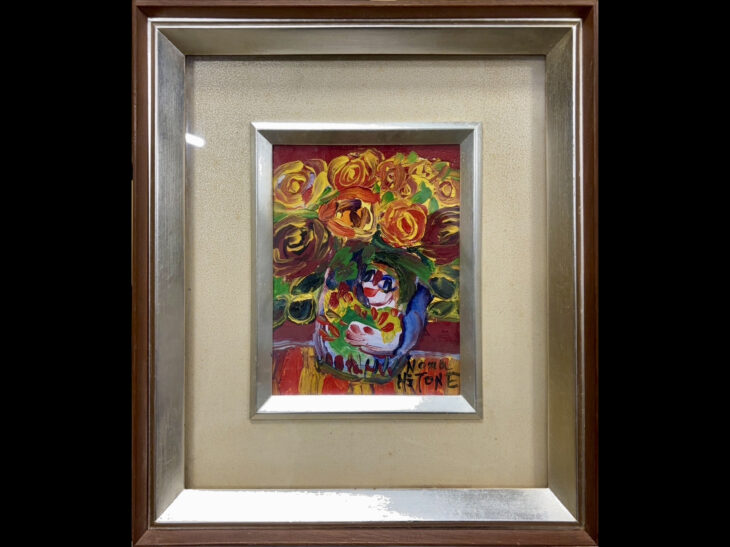 定岡宏 時計（サムホールSM）油彩 定岡宏 時計（サムホールSM）油彩