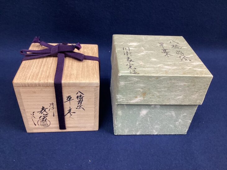 川瀬表完 『八橋蒔絵 棗』 ｜骨董品買取 緑和堂