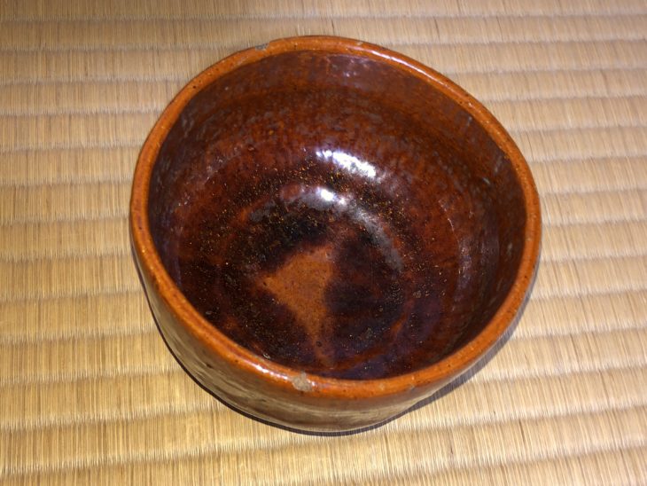 大樋長左衛門 作 『飴釉 茶碗』 ｜骨董品買取 緑和堂