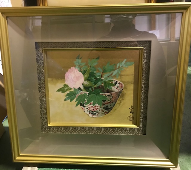 小倉遊亀作『牡丹咲く』 ｜骨董品買取 緑和堂