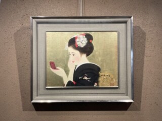 清水 達三 作『舞妓』 ｜骨董品買取 緑和堂