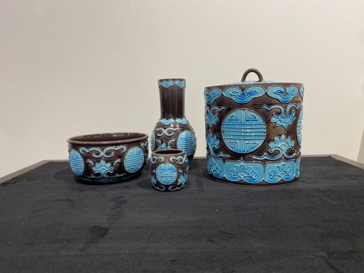 中村翠嵐 作 『偕楽園写寿の字皆具』 ｜骨董品買取 緑和堂