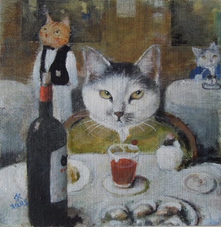 キャバリアルビーオリジナル絵画諏訪憲ニ作