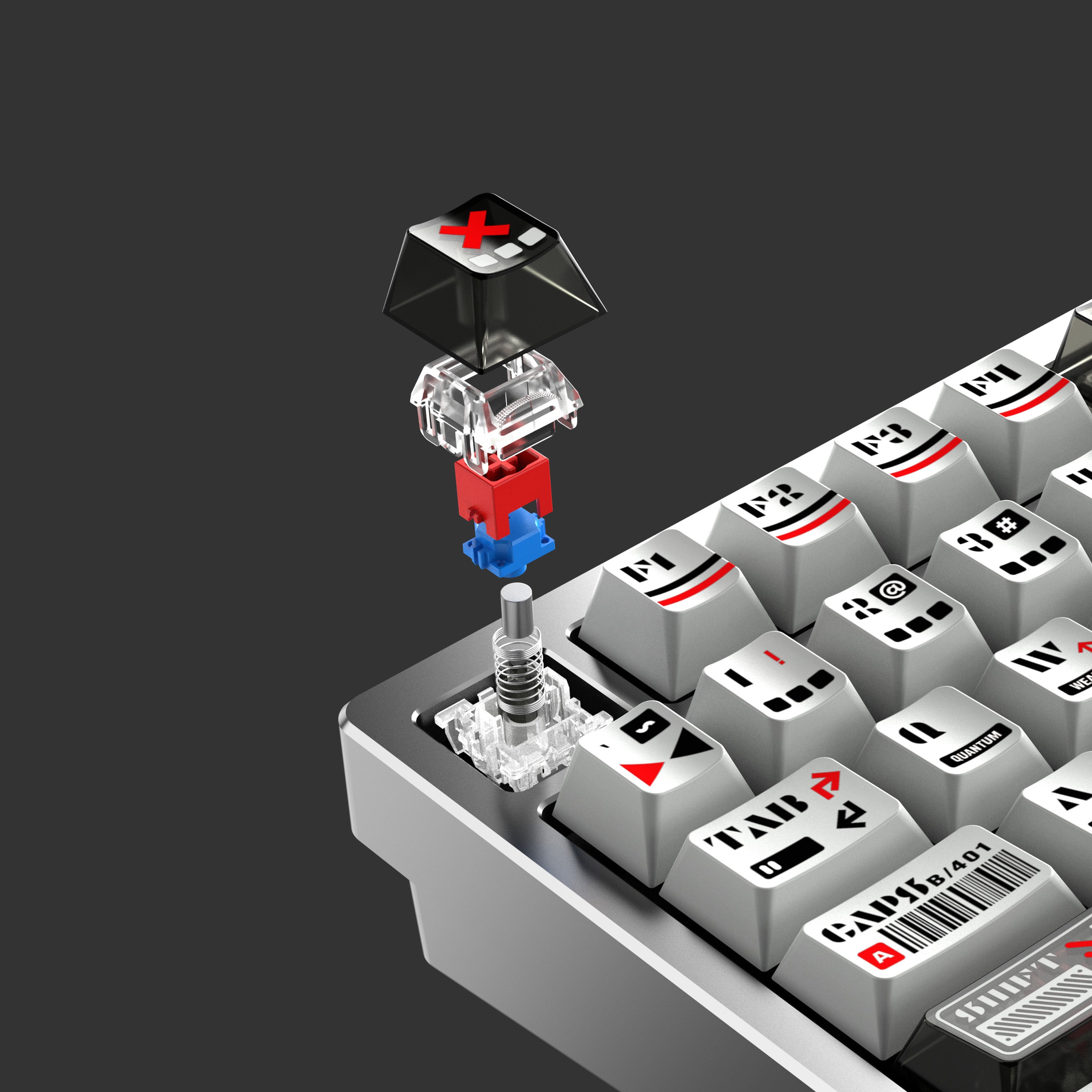 WOBKEY Rainy75 RT Lite ナチュラルグレー