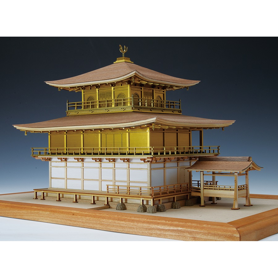 1/75 鹿苑寺 金閣（ゴールド仕様） – ウッディジョー
