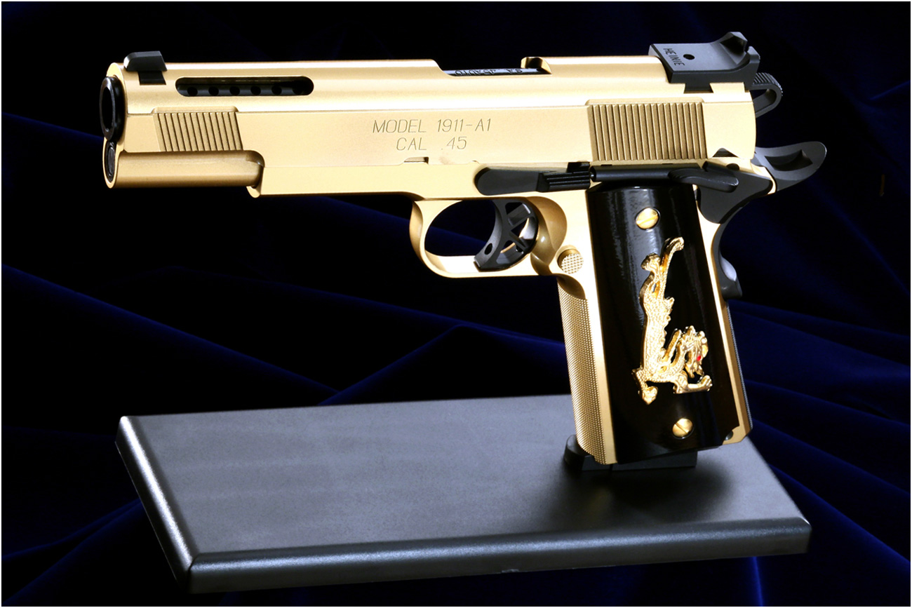 黄金のムービーガン「WA フェイスオフ1911 黄金のムービーガン「WA