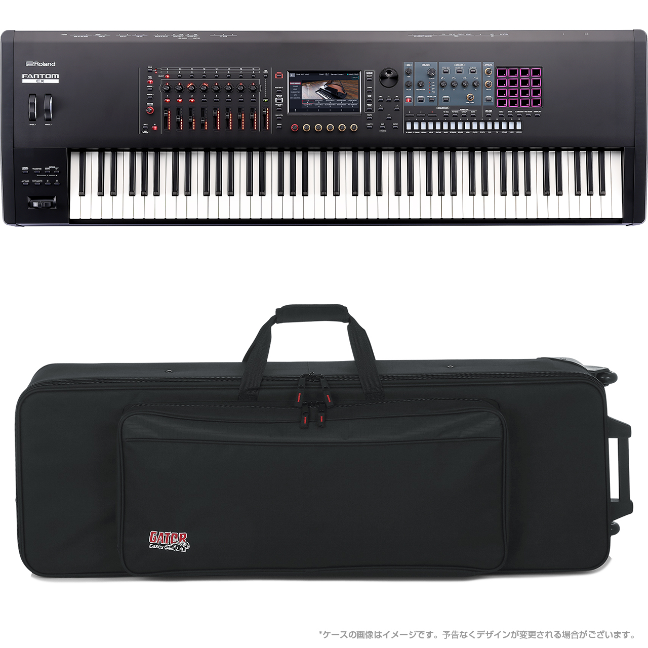 Roland ローランド FANTOM-8 EX ケースセット シンセサイザー 88鍵盤