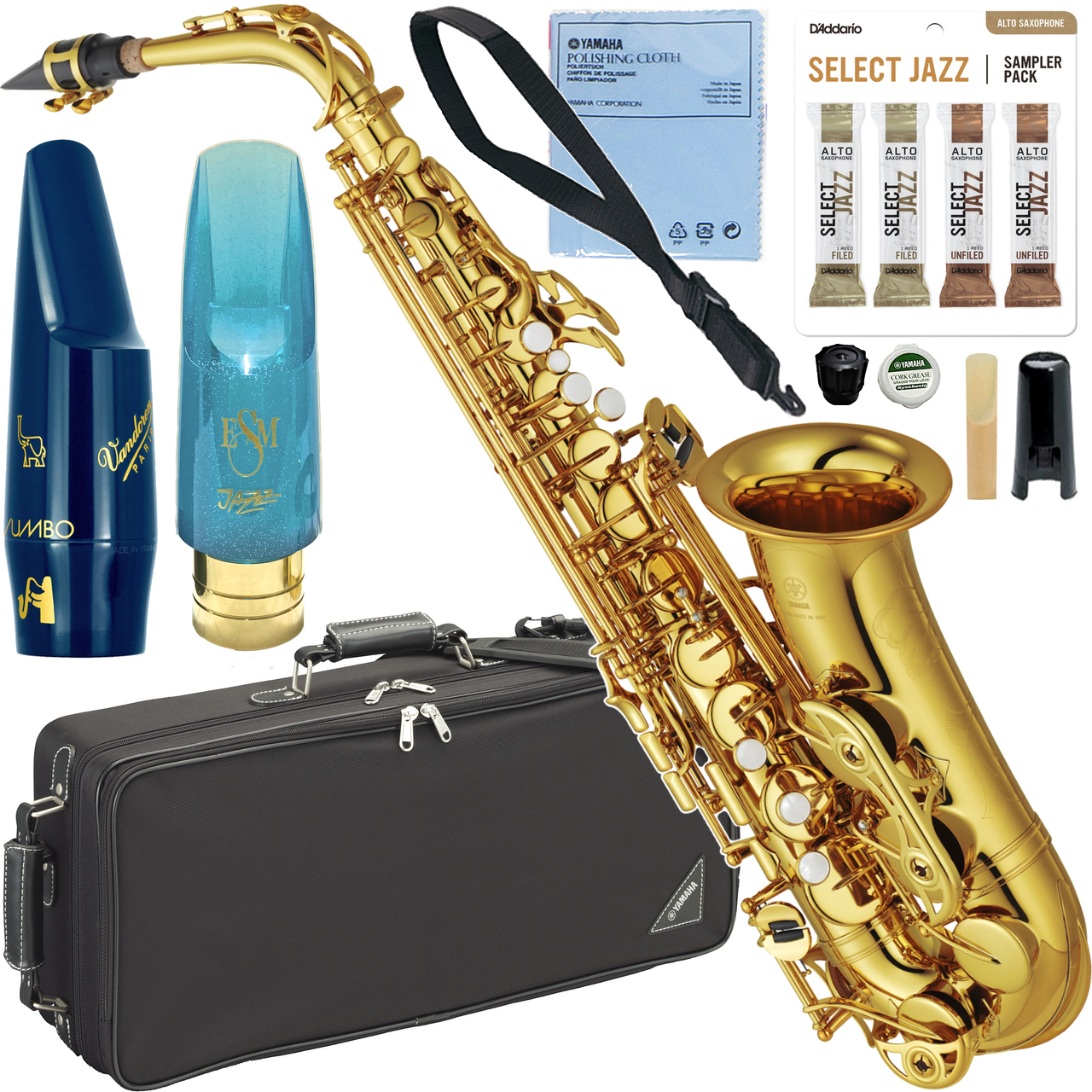 YAMAHA ヤマハ YAS-62 アルトサックス ラッカー ゴールド ブルー