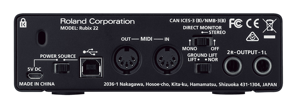 Roland ローランド Rubix22 オーディオインターフェイス DAW DTM 送料