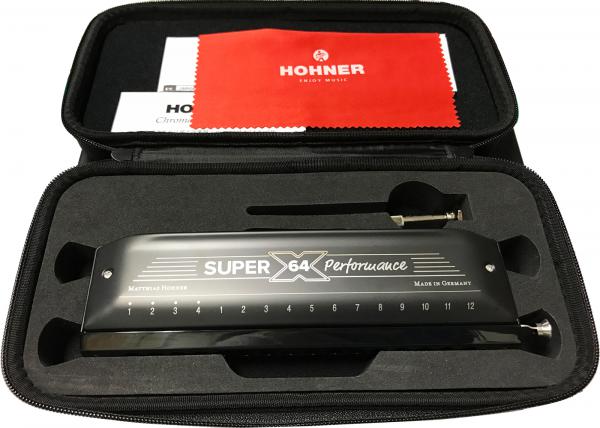 HOHNER ホーナー NEW SUPER 64X 7584/64 クロマチックハーモニカ 16穴