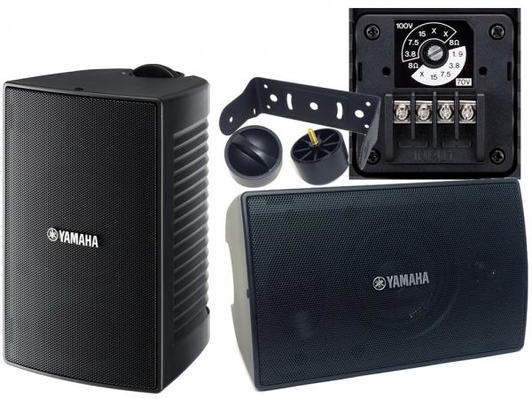 YAMAHA ヤマハ VS4 ブラック (2ペア) + PA2030a 店舗 BGMセット 屋内