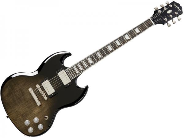 Epiphone エピフォン SG Modern Figured Trans Black Fade エレキ