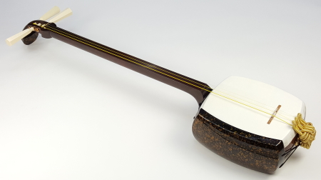 厳選 中古三味線）津軽紅木金細三味線 WKT-TS053【和楽器市場】