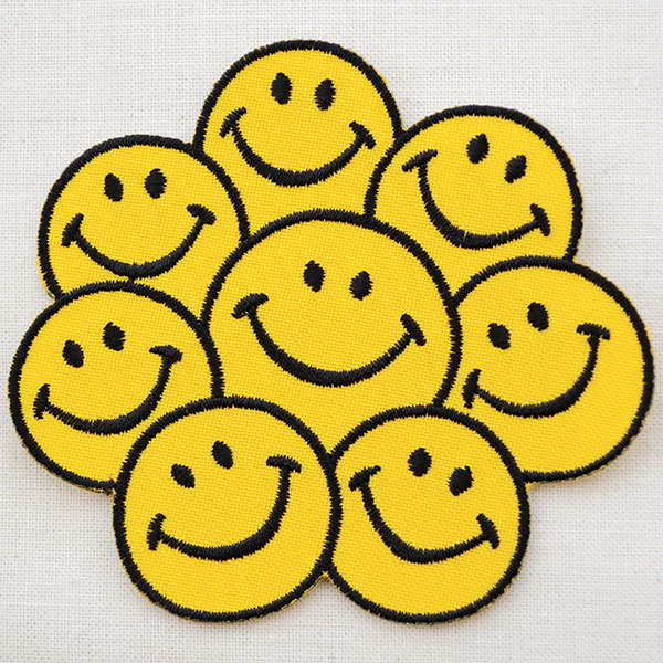 ワッペン スマイルマーク/スマイリーフェイス(マルチ) | ワッペン