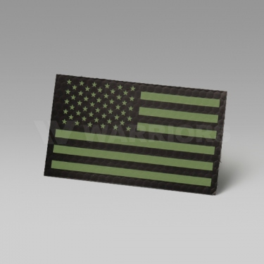 IR USフラッグ パッチ OD (正/逆)「WARRIORS ONLINE SHOP」