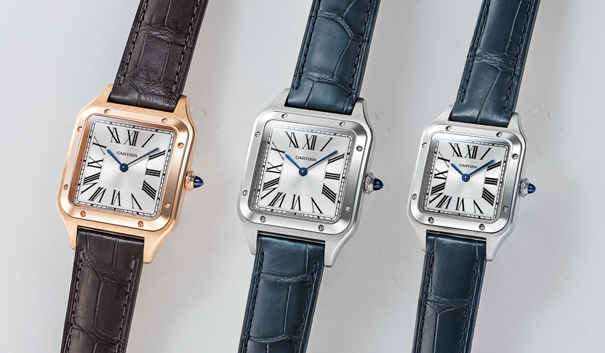 Cartier サントスデュモン 時計 レザーベルト トケマー:カルティエ