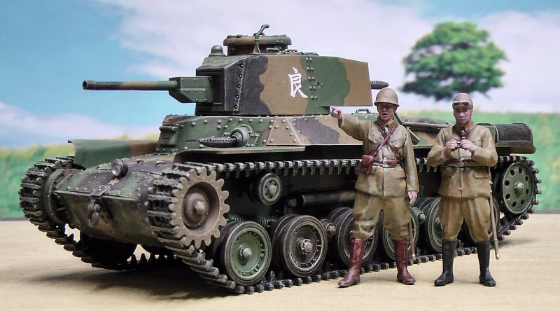 タミヤ1/35 日本陸軍97式中戦車改 戦車プラモデル 完成品 再生産】1/35
