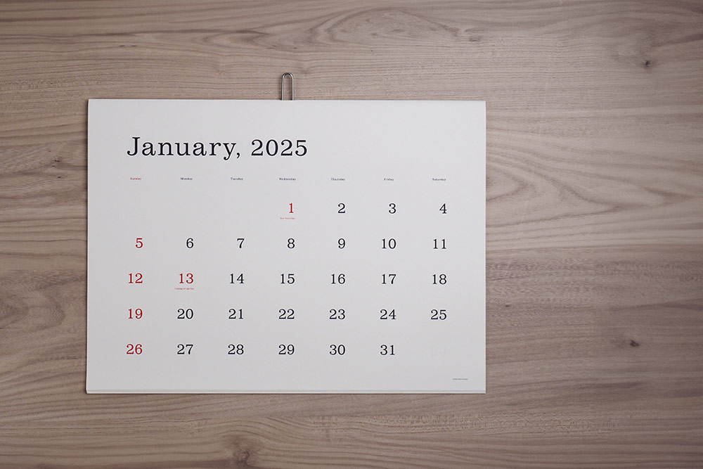 ぬ*ん様 卓上カレンダー Nissy Calendar 2025 ぬ*ん様 卓上カレンダー