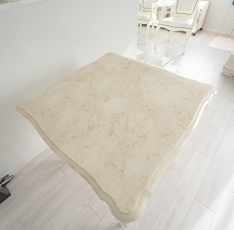 希少 ロココ♡アンティーク☆猫脚 彫刻 大理石天板 テーブル☆フレンチ