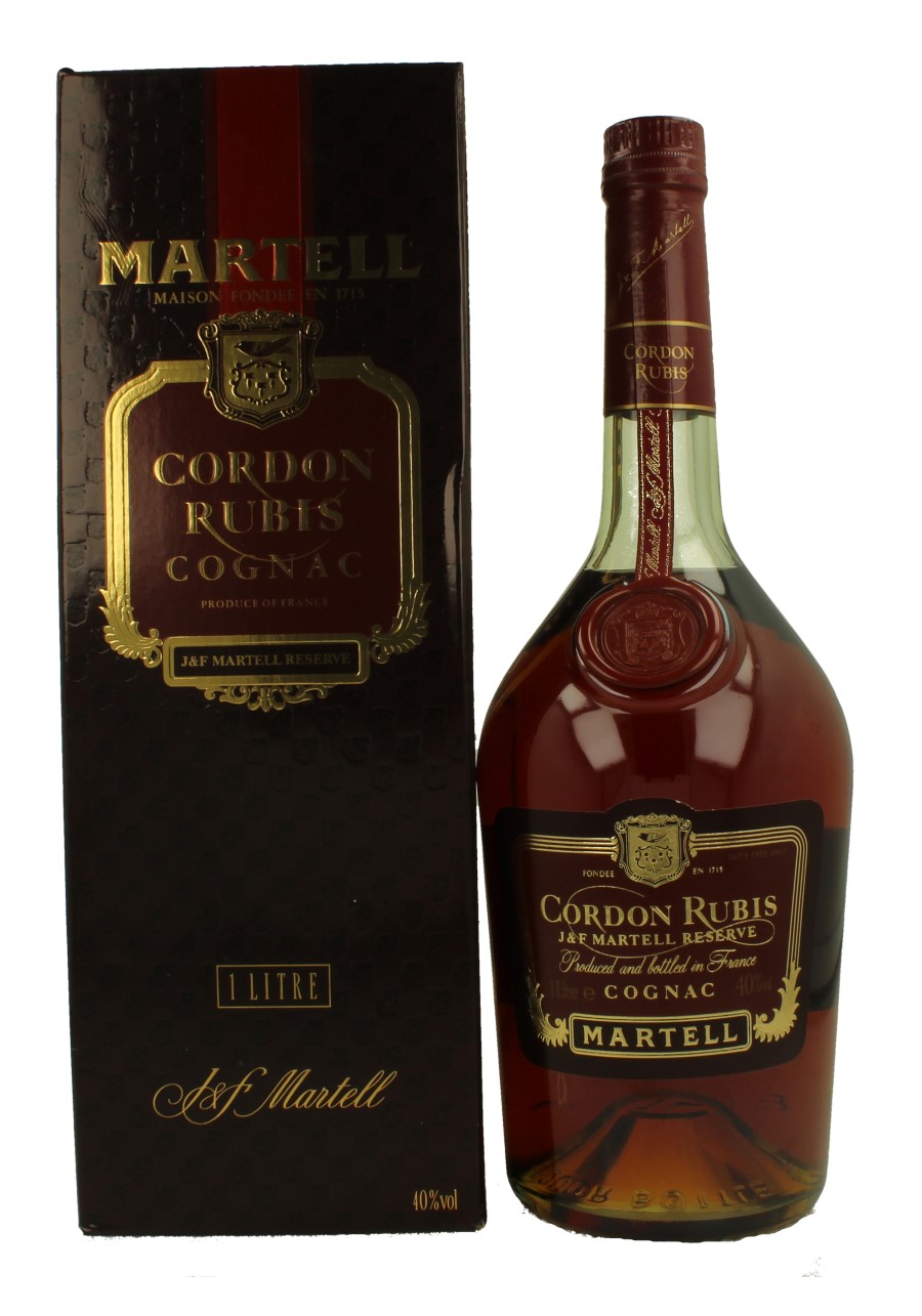 MARTELL COGNAC CORDON RUBIS BOTTLED IN THE 90'S EARLY 2000 70cl 40