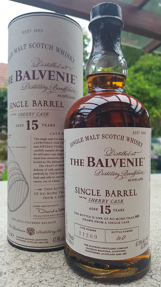 BALVENIE SINGLE BARREL 15 YEARS sherry