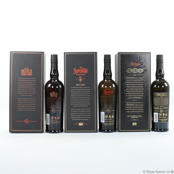 Arran - Devil's Punch Bowl (Chapter I, II & III) 3 x 70cl Whisky
