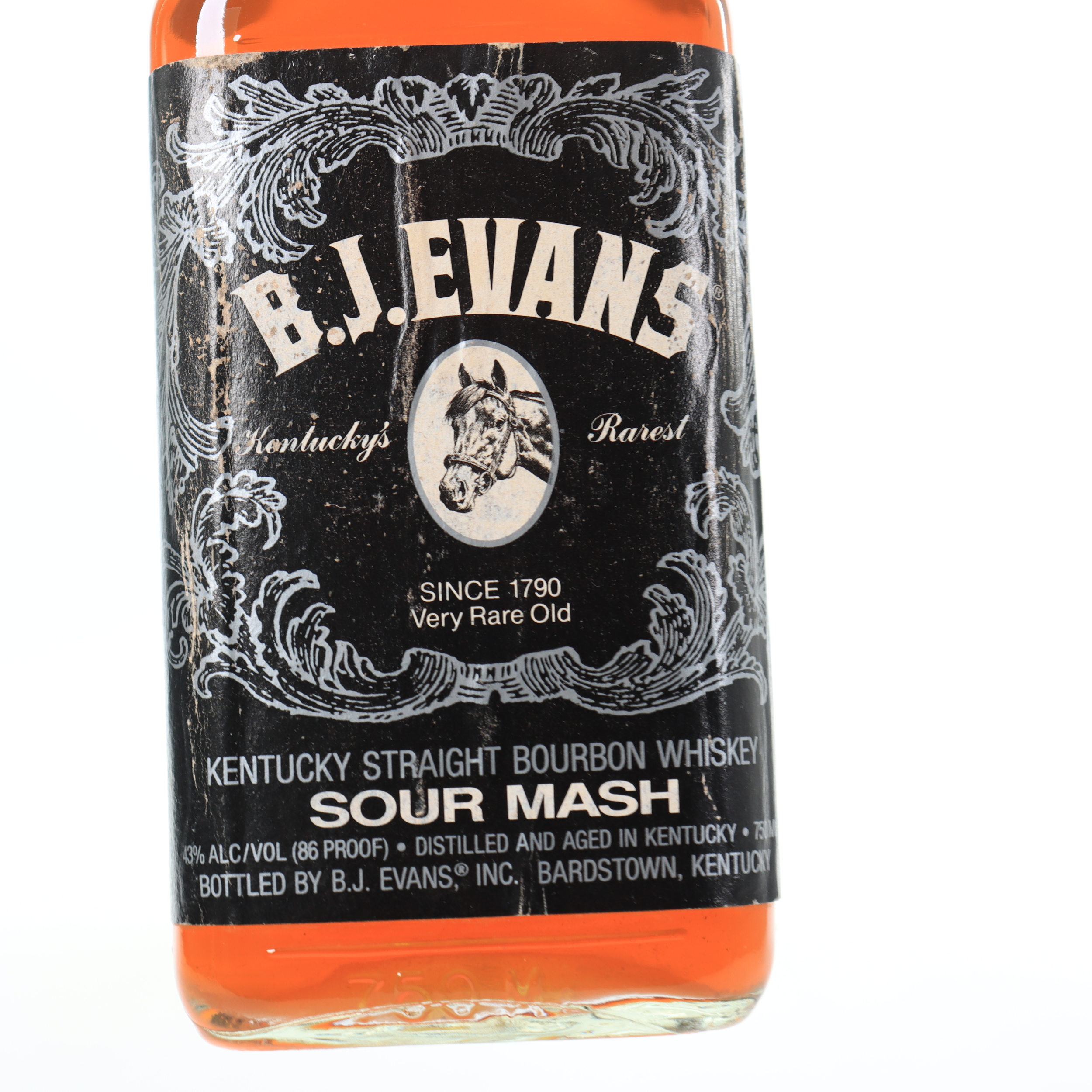 B.J. Evans - 10 Year Old (Sour Mash) 75cl Whisky Auction | Whisky