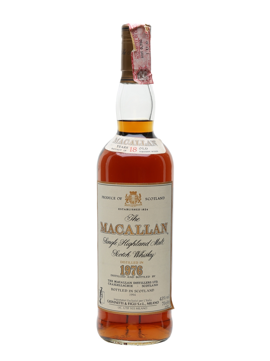 Macallan 1976 18 Year Old | Single Malt Scotch Whisky | Whisky