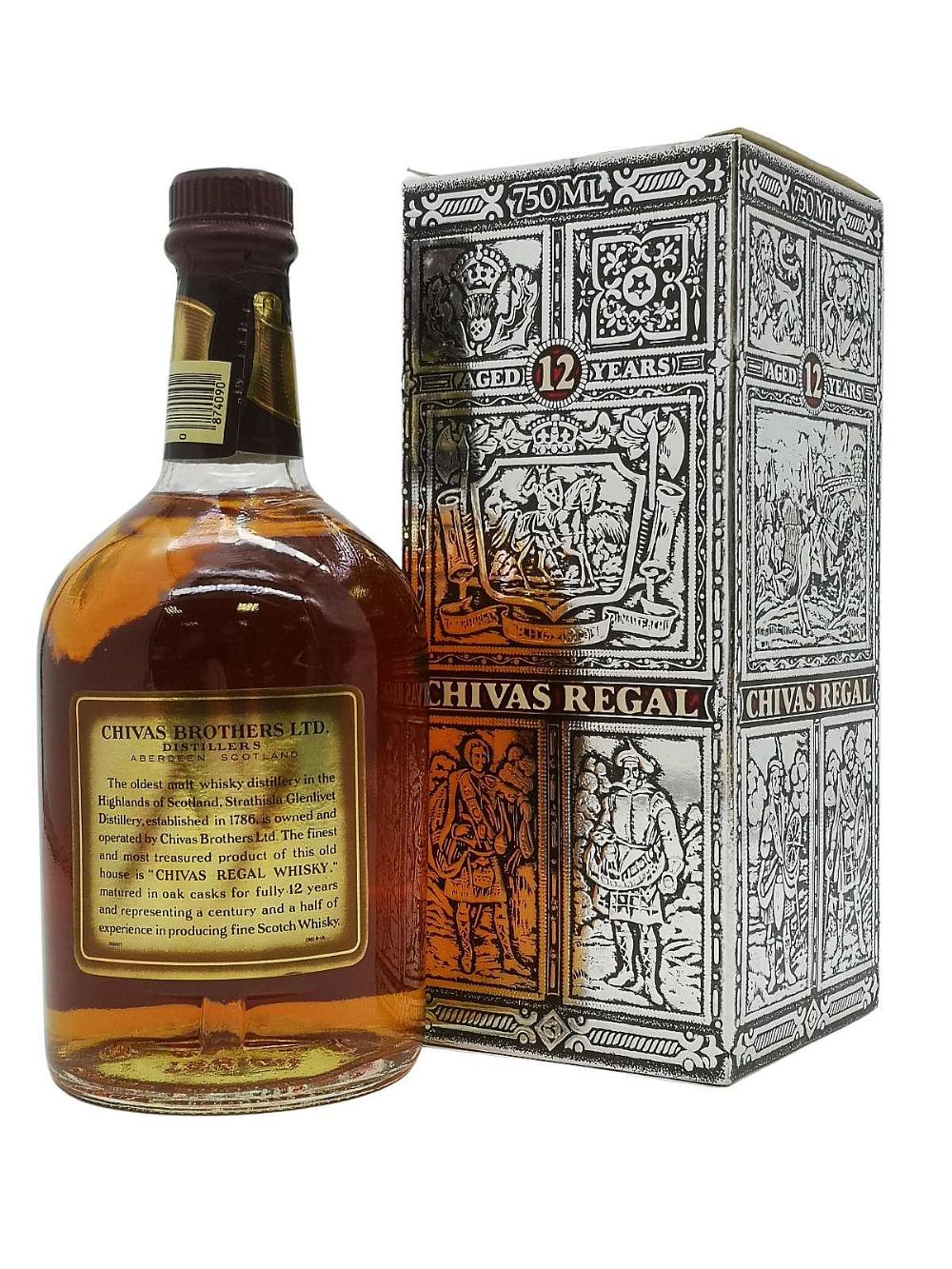 Chivas Regal 12 year old (older packaging) | Whiskey Bidders