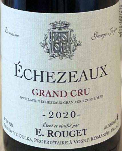 2019 Emmanuel Rouget Echezeaux Grand Cru, Cote de Nuits, France