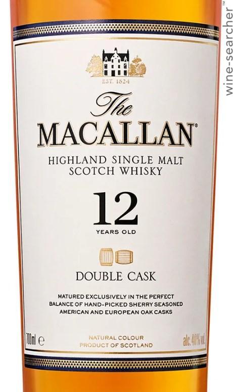 The Macallan Double Cask 12 Year Old Single Malt Scotch Whisky