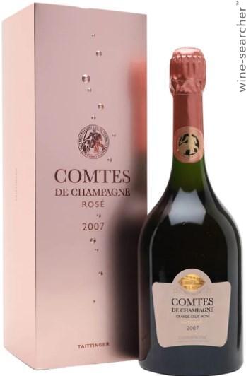 2007 Taittinger Comtes de Champagne Brut Rose, Champagne, France