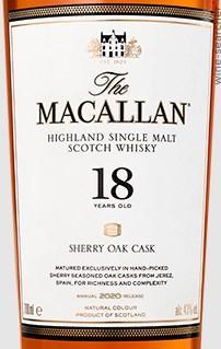 1980 The Macallan 18 Year Old Sherry Oak Single Malt Scotch Whisky