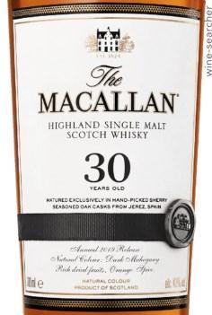 The Macallan Sherry Oak 30 Year Old Single Malt Scotch Whisky