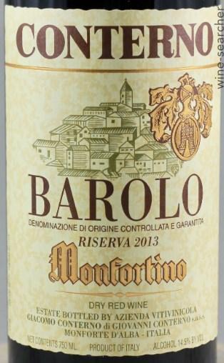 1990 Giacomo Conterno Monfortino, Barolo Riserva DOCG, Italy