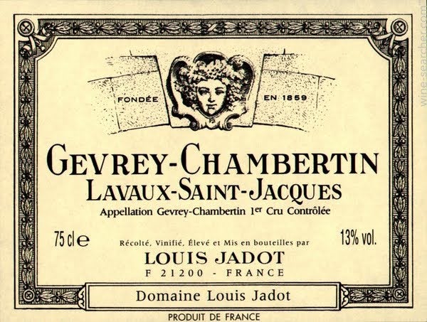 2011 Louis Jadot Lavaux Saint-Jacques, Gevrey-Chambertin Premier