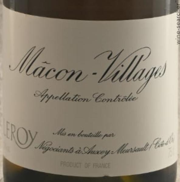 2017 Leroy Macon-Villages, Burgundy, France | prices, reviews